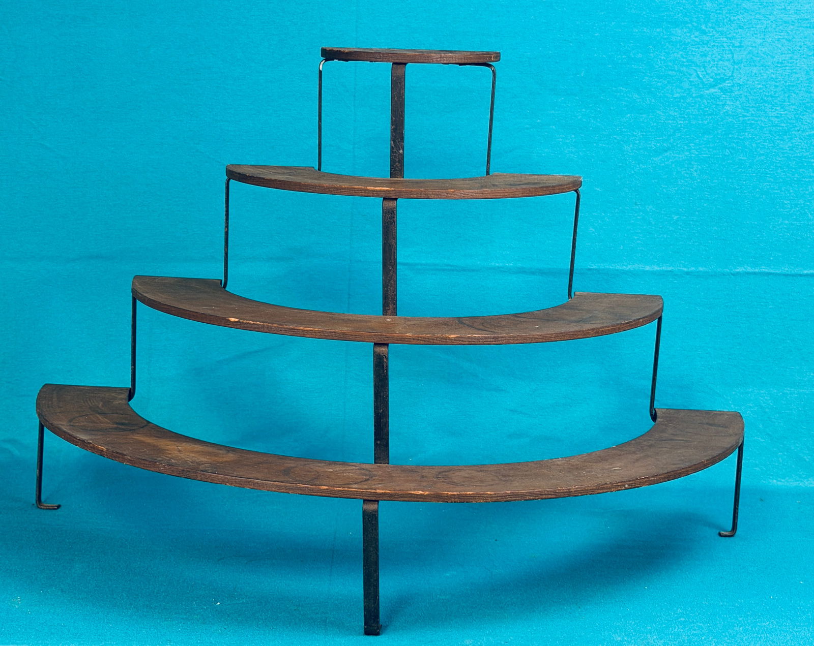 Vintage Semi Circular Four Tier Display Stand (1 of 3)