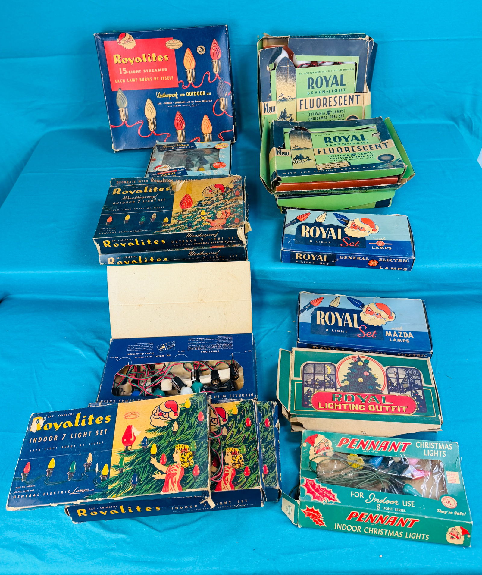 Lot 15 Royalites Christmas Electric Light Strings In Boxes (1 of 3)