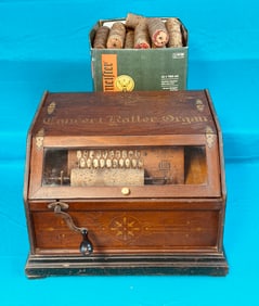 Antique Walnut Cased Concert Roller Organ