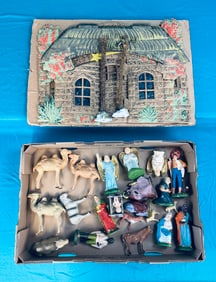 Early German Nativity /Creche Set