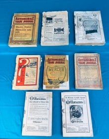 Lot 8 Early 20th C Automobile Trade Journal Magazine