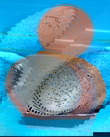 Lot 14 Regina 12" Metal Music Box Disc's