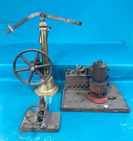 Lot Model Hot Air Engine Parts Etc