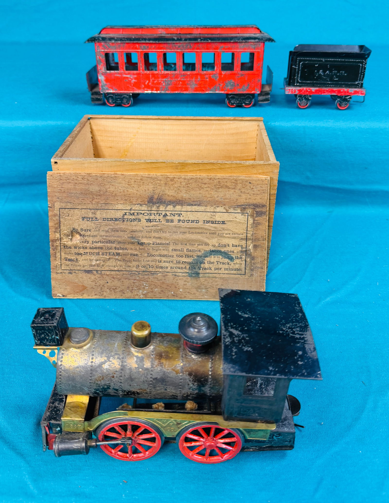 Weeden Dart Live Steam Toy Train Set w Box (1 of 9)