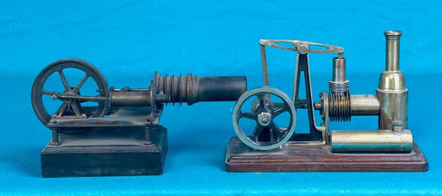 Lot 2 Antique Model Steam Engines One By Ernst Plank
