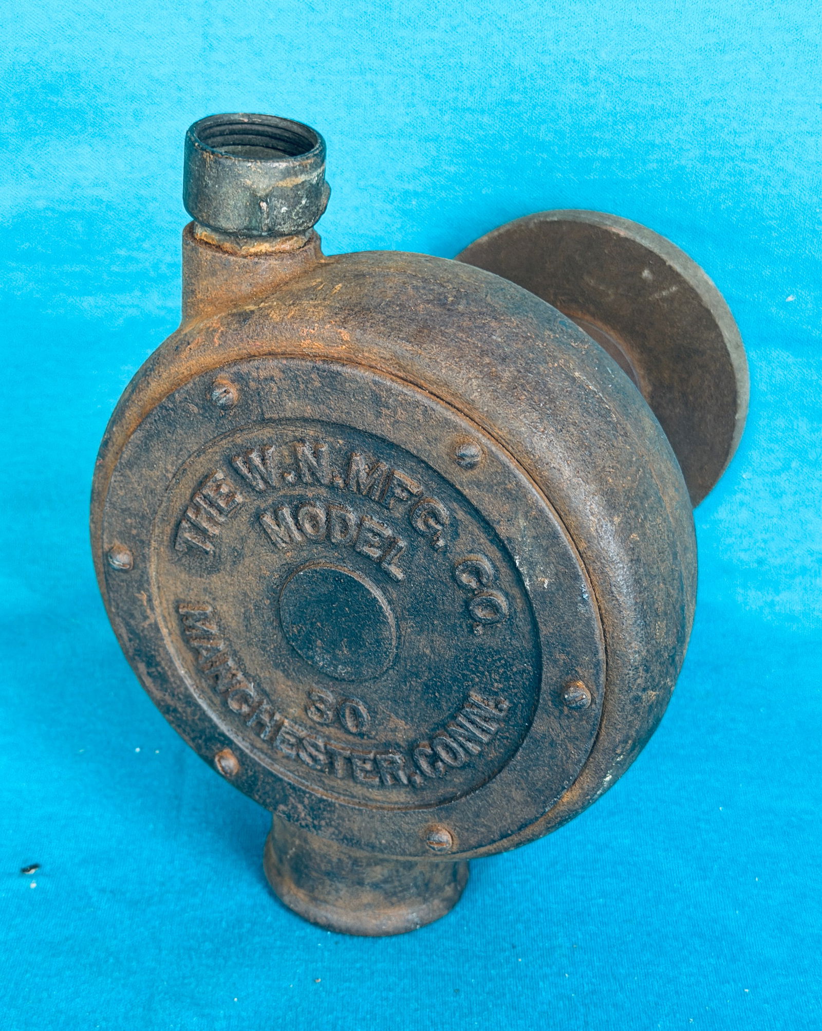 Antique W. N. Mfg. Co Manchester Conn. Model 30 Water Motor (1 of 5)