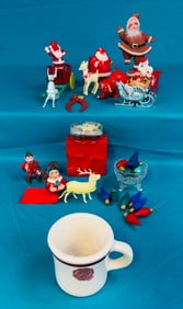 Lot Vintage Christmas Decorations
