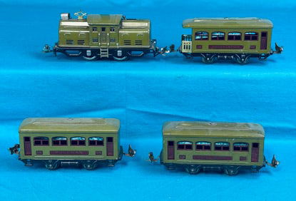 Vintage Lionel O Gauge Train Set w No 252 Locomotive