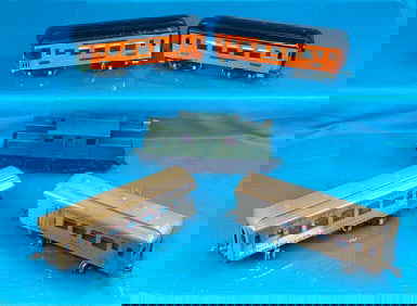 Early Ives Standard Gauge Locomotive & Cars