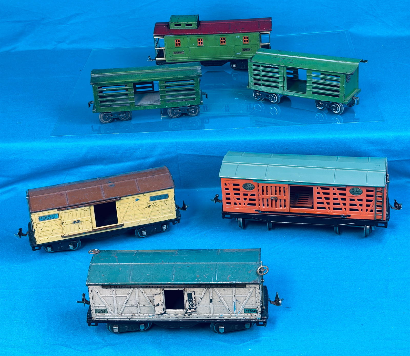 Lot 6 Lionel Prewar Standard Gauge Train Cars (1 of 5)