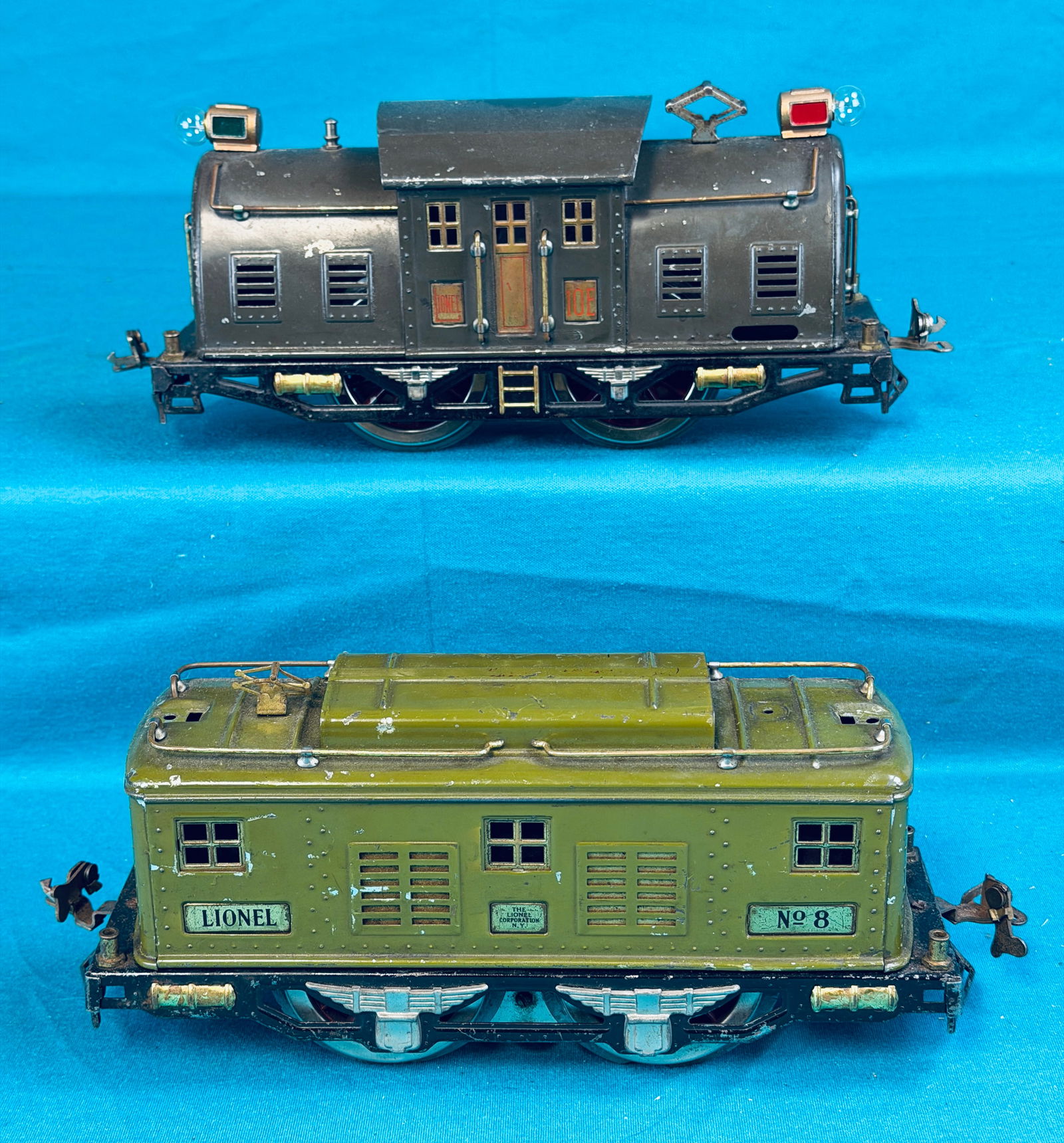 Lot 2 early Prewar Lionel Standard Gauge Locomotives 10E & No 8 (1 of 7)