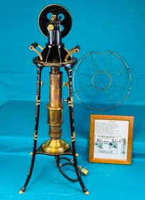 Jost's Patent Art Nouveau Hot Air Fan