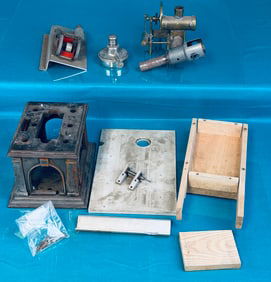 Lot Assorted Steam Engine Parts Etc