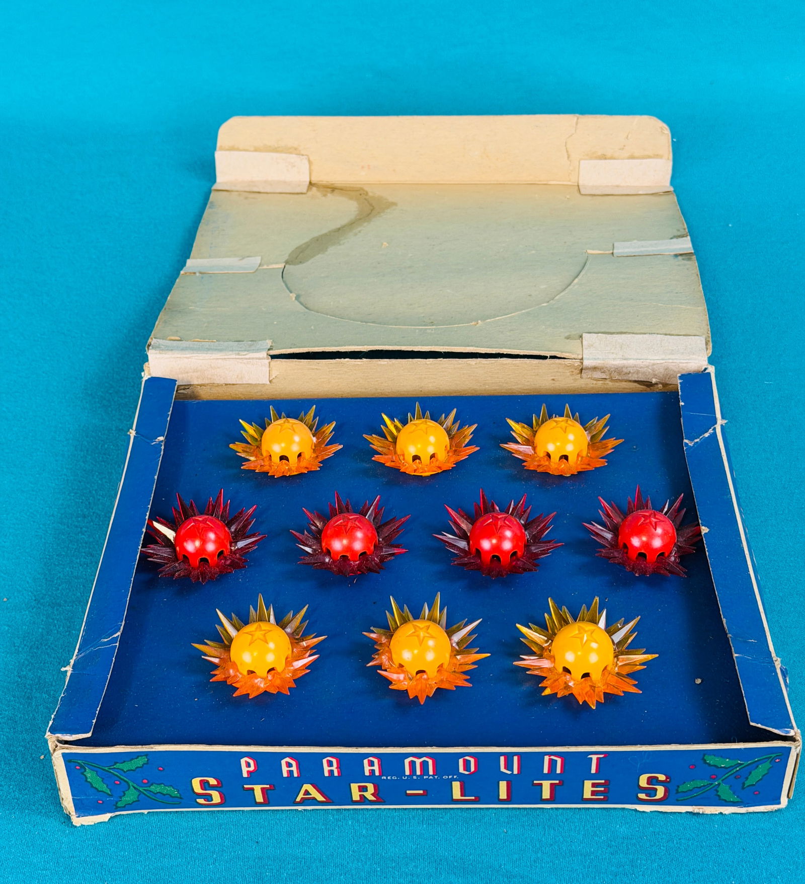 Box Set Paramount Star-Lites Atomic XMAS Lights (1 of 4)
