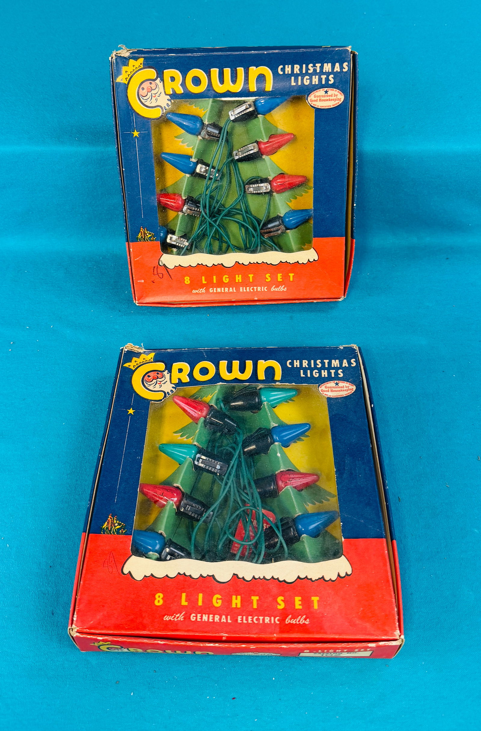 Lot 2 Boxed Sets Crown Christmas Lights (1 of 6)