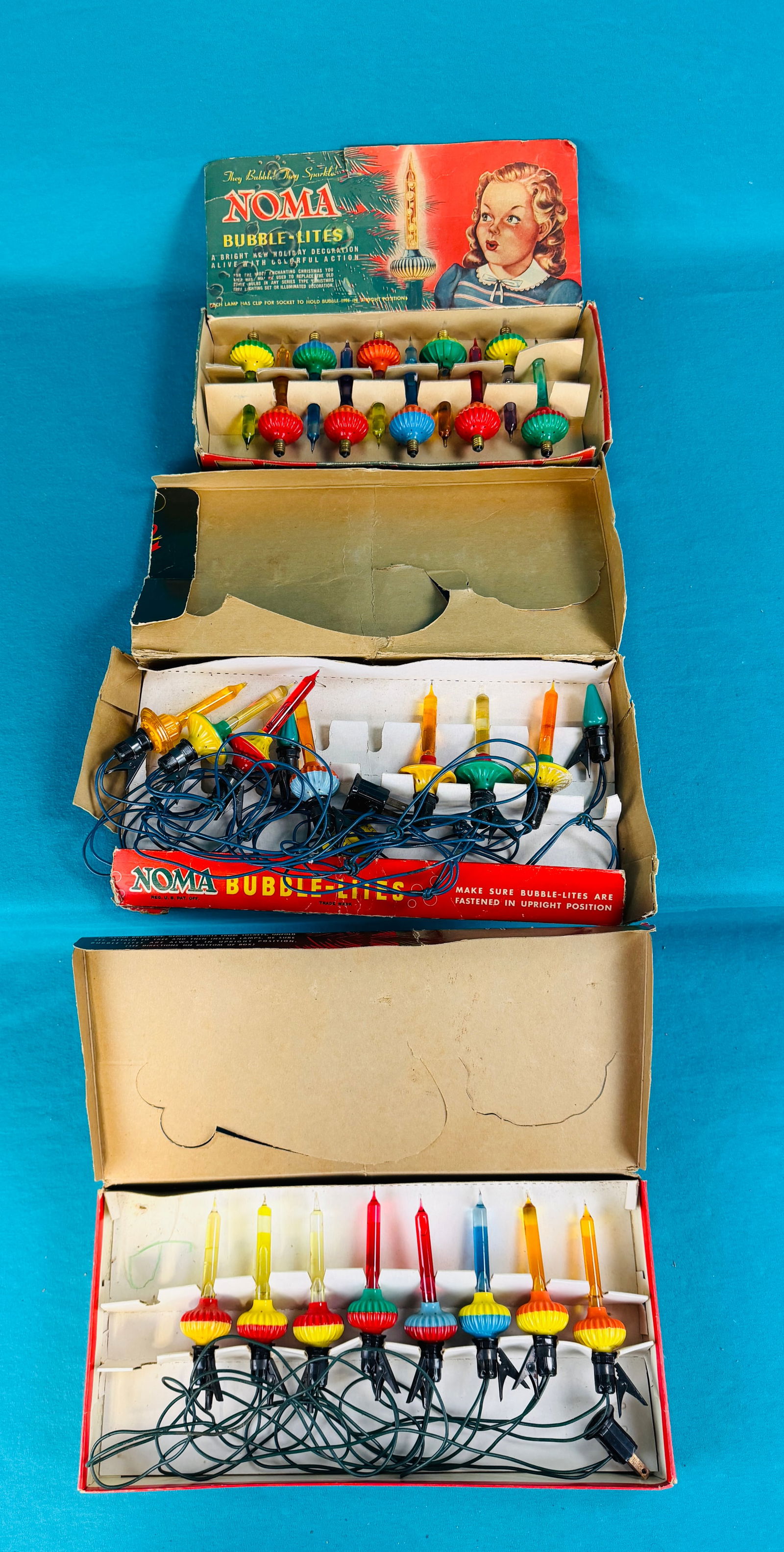 Lot 3 Boxed Sets Noma Bubble Lights (1 of 7)