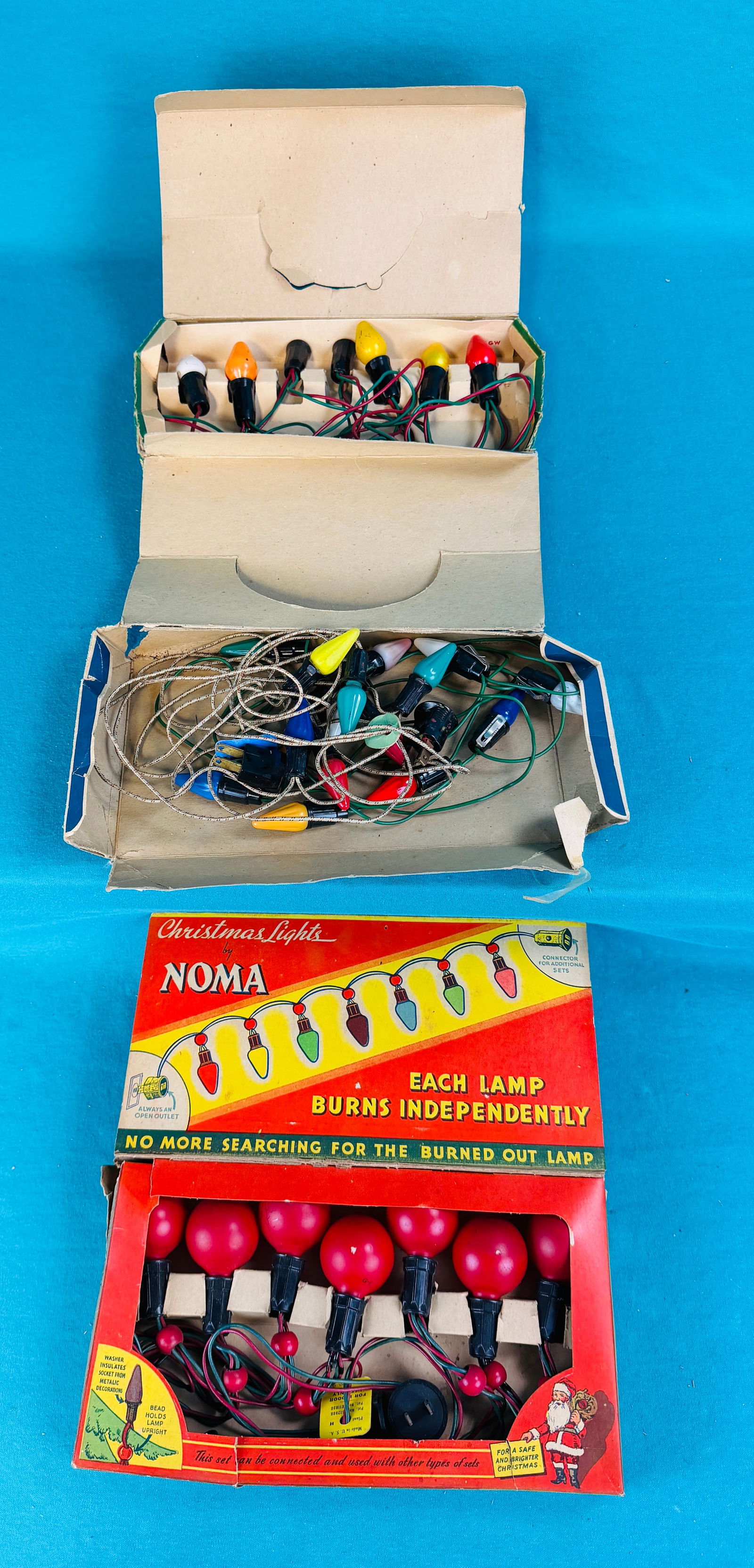 Lot 3 Boxed Sets Electric Christmas Light Bulbs (1 of 3)