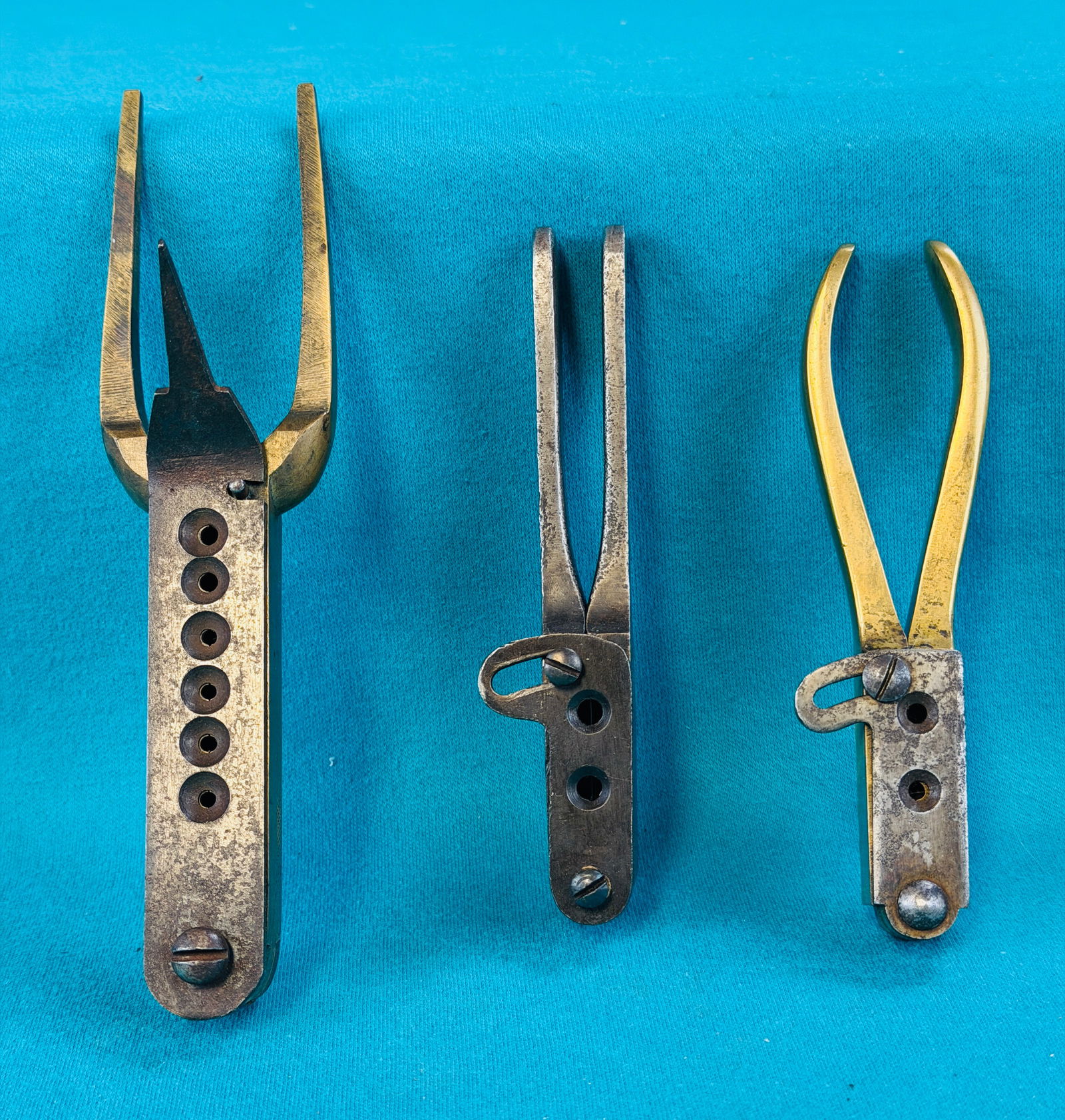 3 Antique Bullet Molds 1 Marked Mass. Arms Co. (1 of 9)