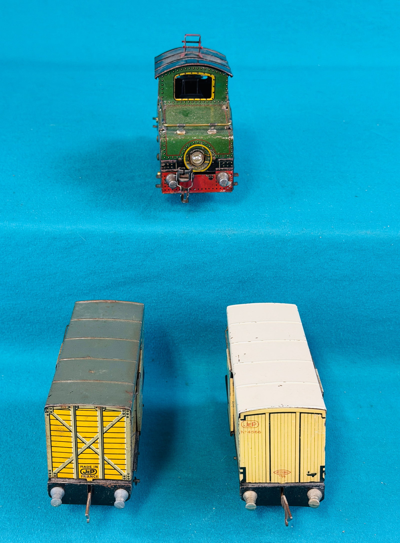 Lot JEP / J de P O Gauge PO 5470 & 2 Cars - 4