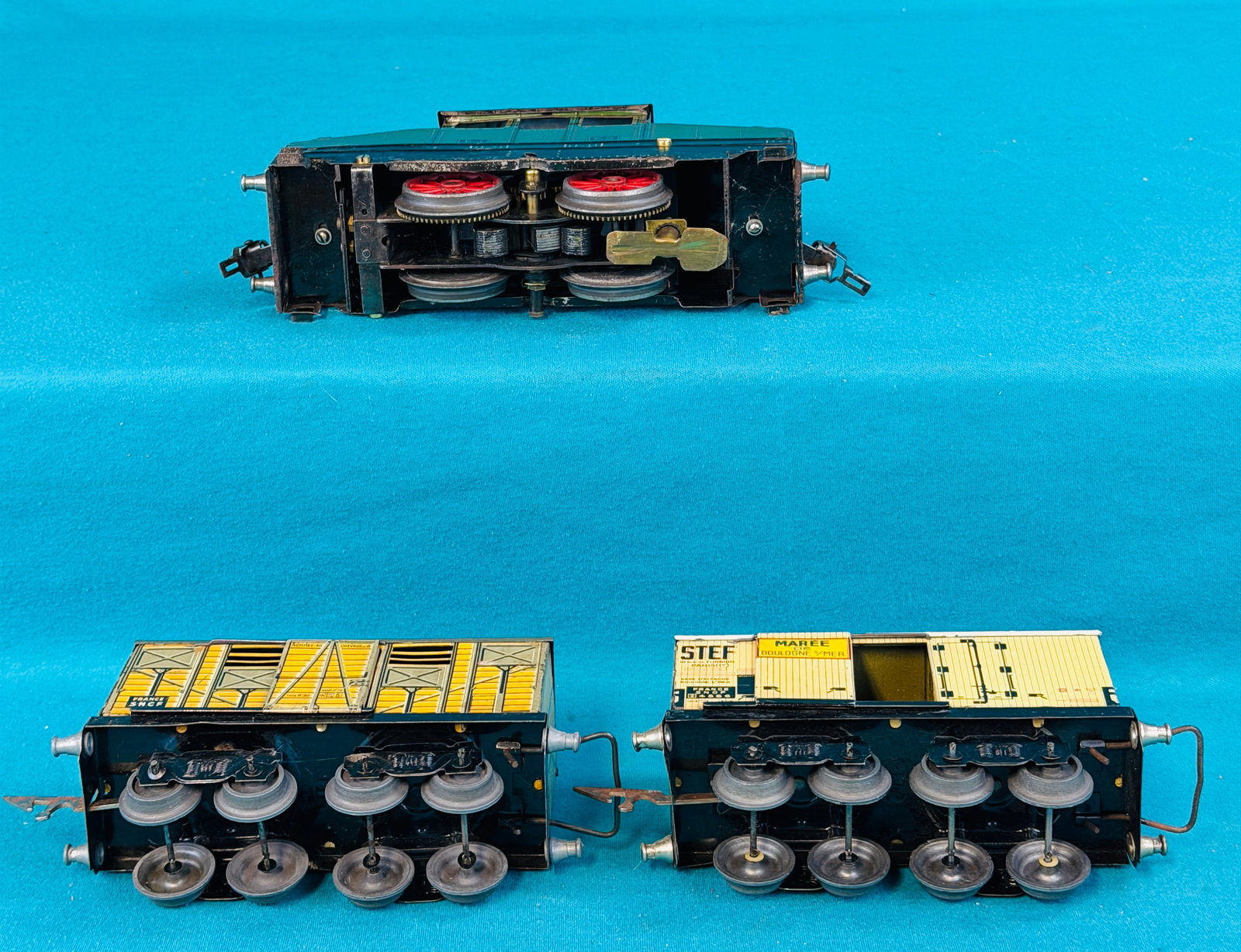 Lot JEP / J de P O Gauge PO 5470 & 2 Cars - 5