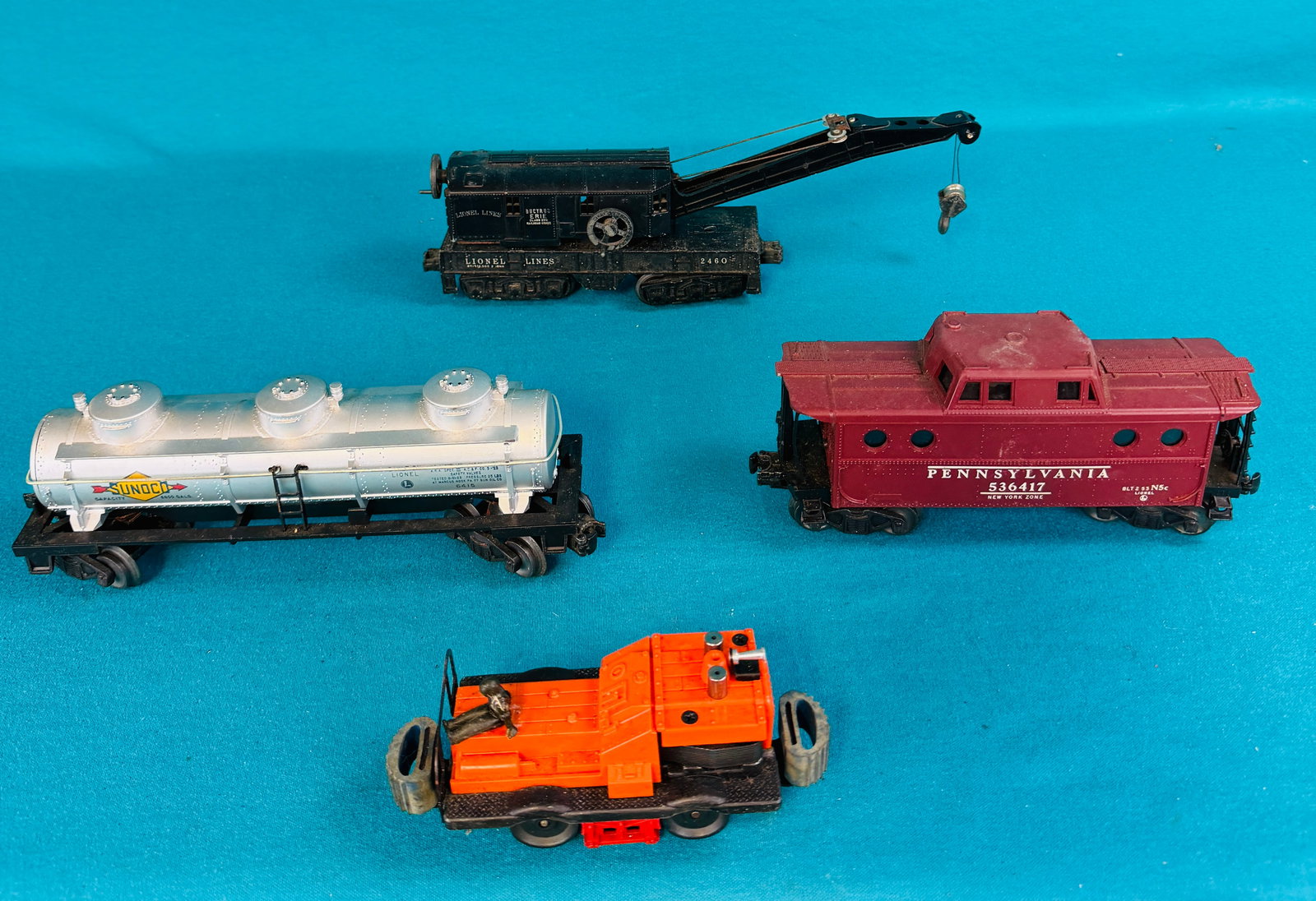 Lot 9 Lionel O Gauge Train Cars - 2