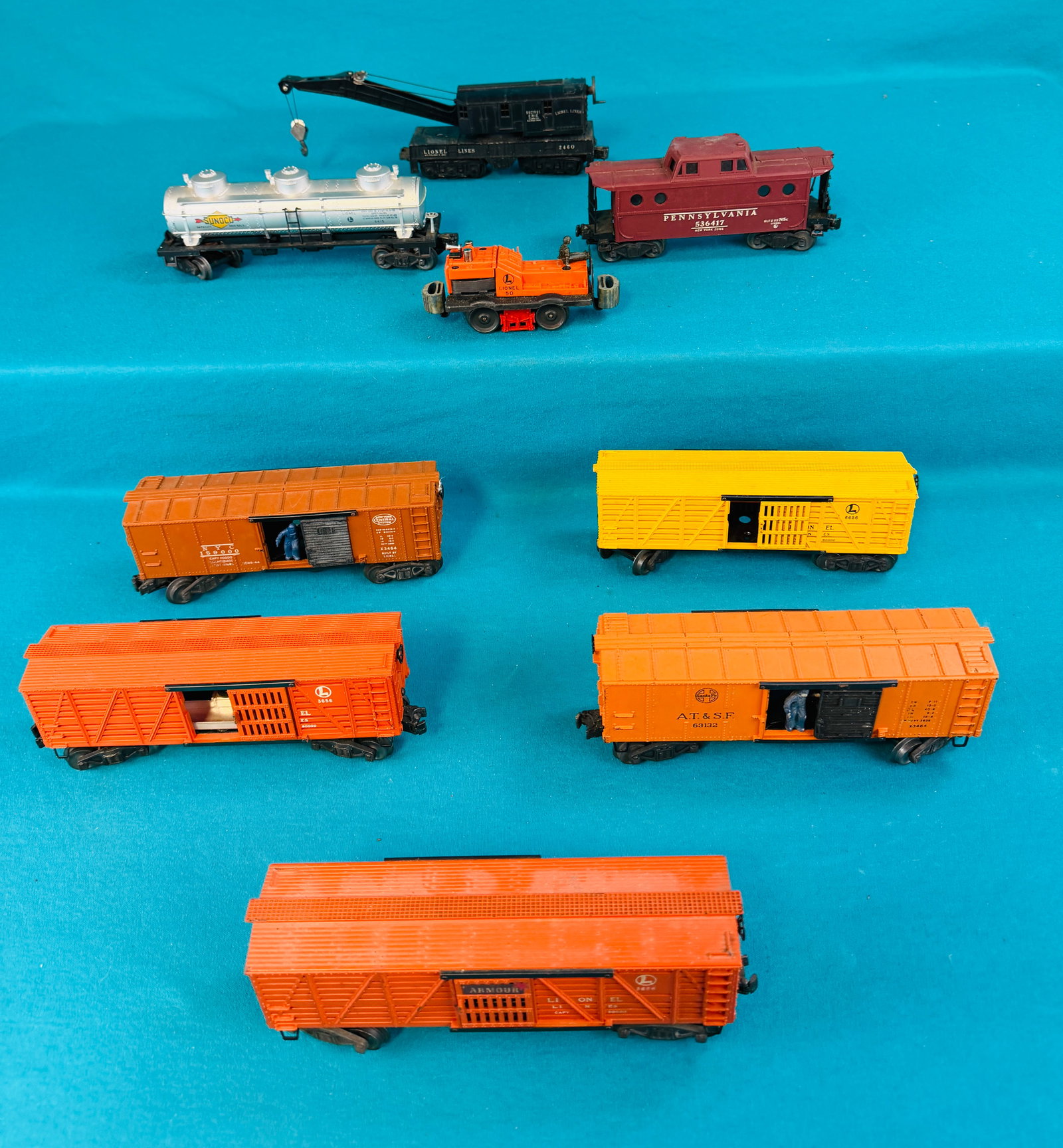 Lot 9 Lionel O Gauge Train Cars - 6