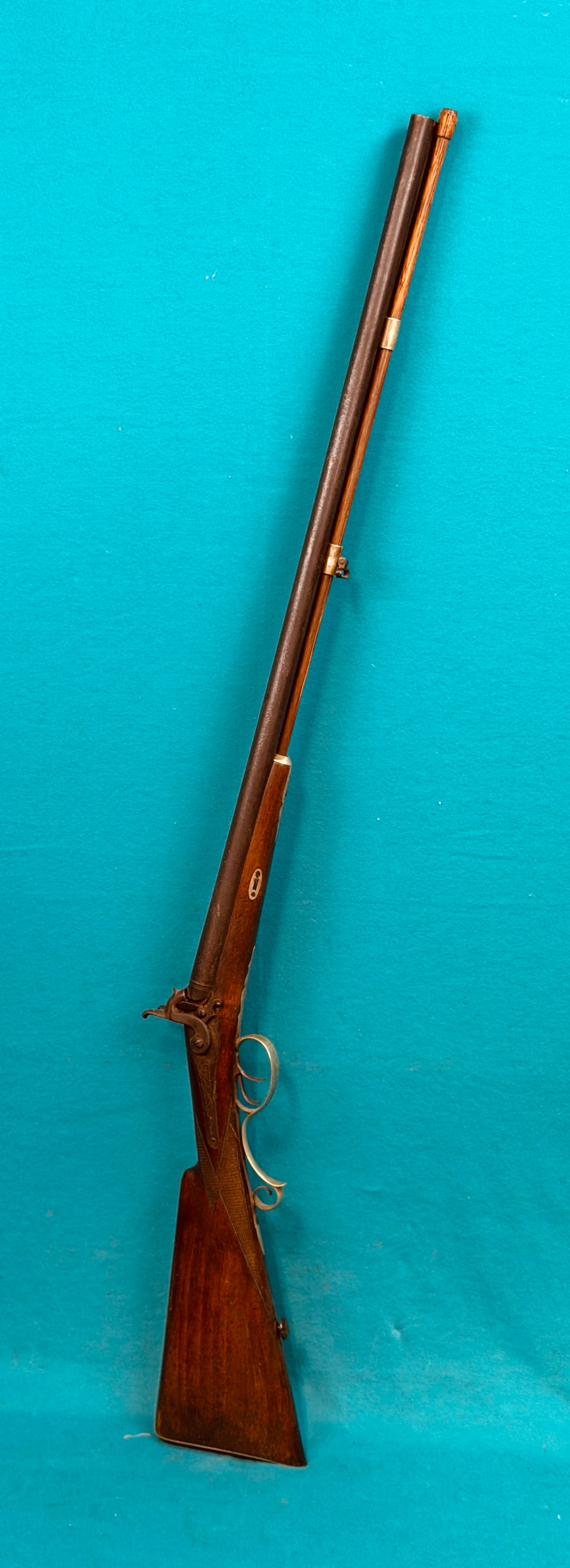 E F Buchel in Mehlis Dble Barrel 14 Ga Shotgun (1 of 9)