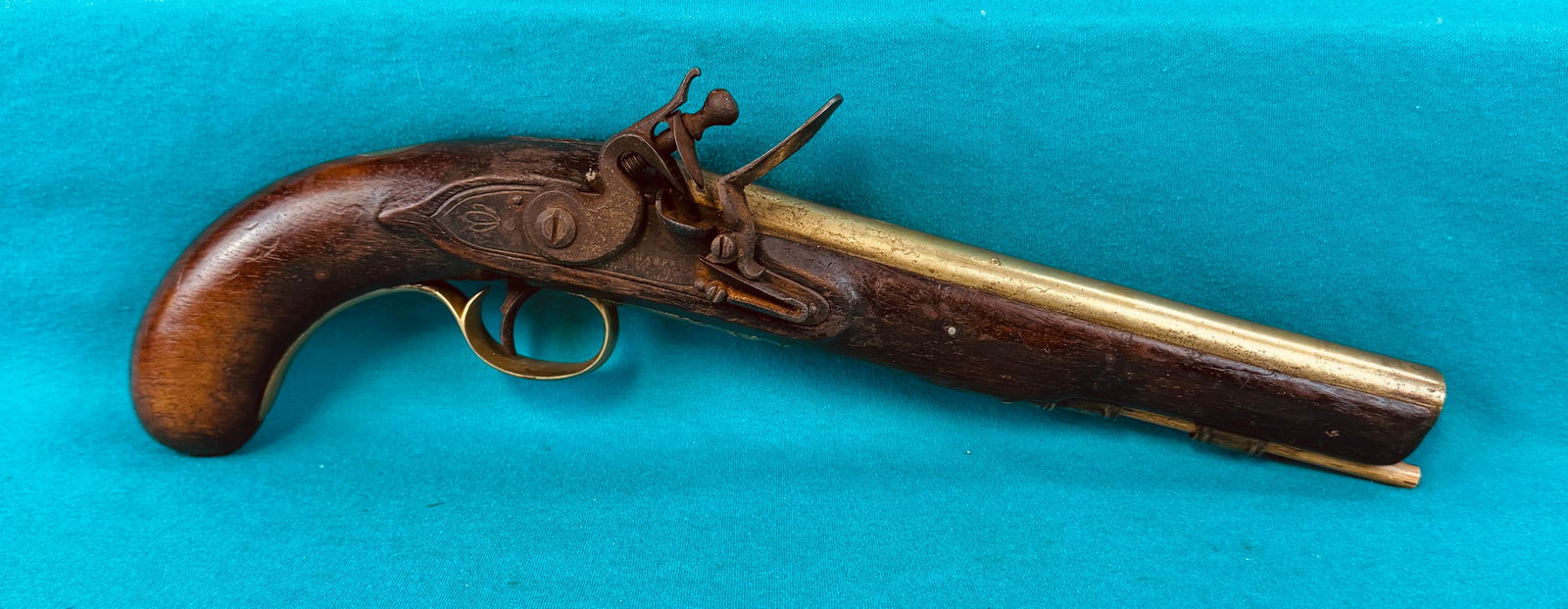 Antique SHARPE London Flintlock Pistol (1 of 11)