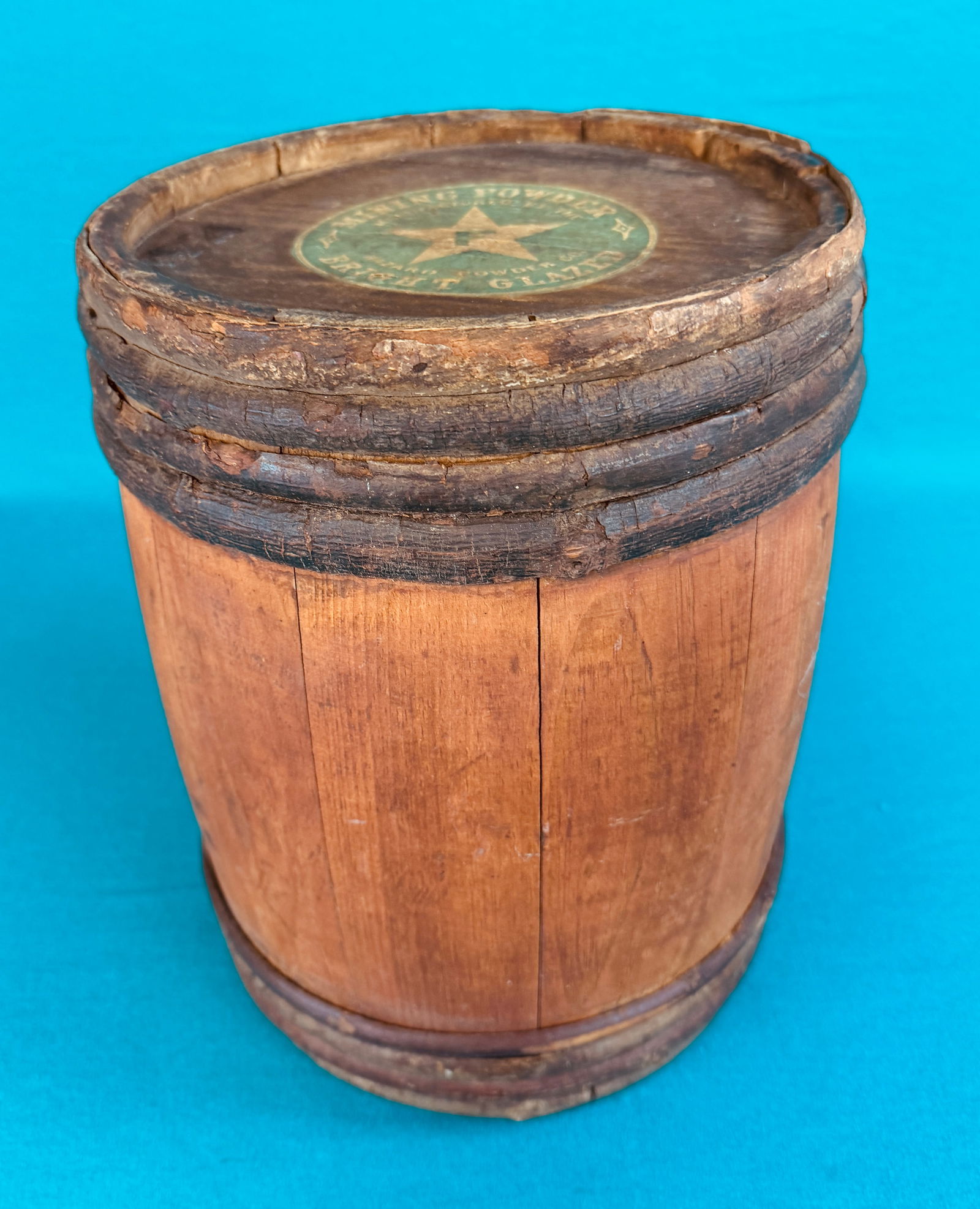 Antique Hazard Powder Company Mining Powder Keg (1 of 8)