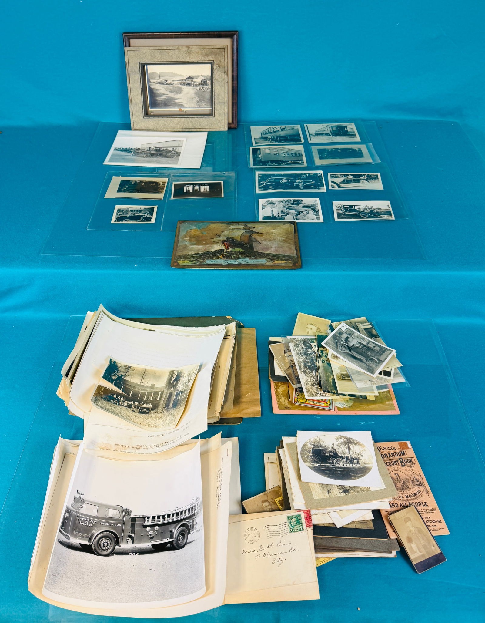 Lot Early Automobile Related Photographs (1 of 6)