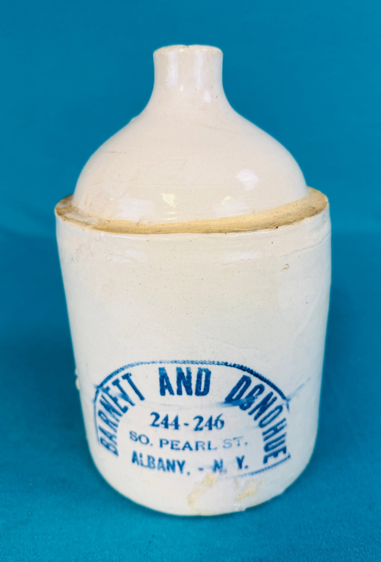 Barnett And Donohue Albany NY Stoneware Jug (1 of 6)