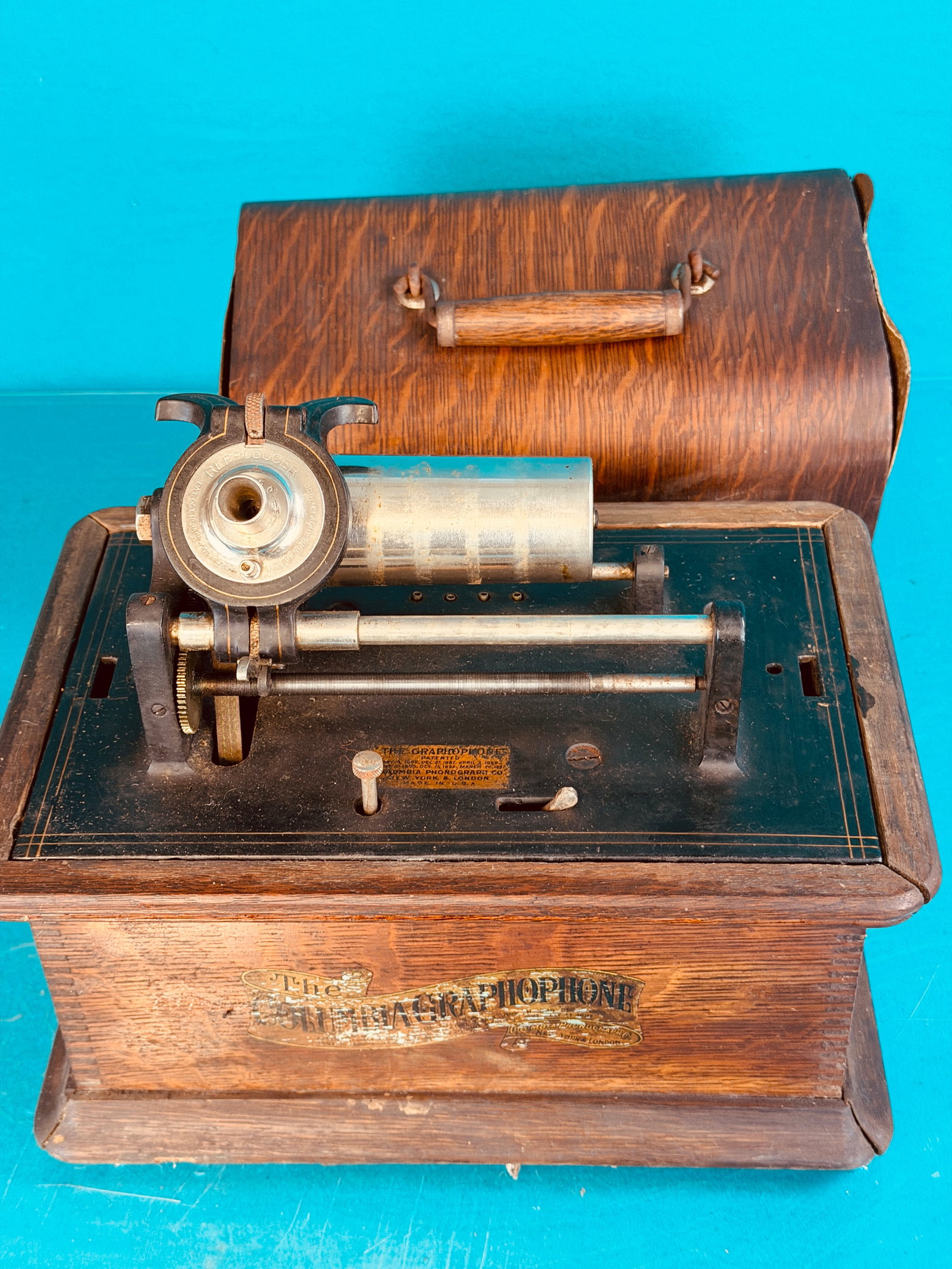 Columbia Graphophone Cylinder Phonograph (1 of 9)