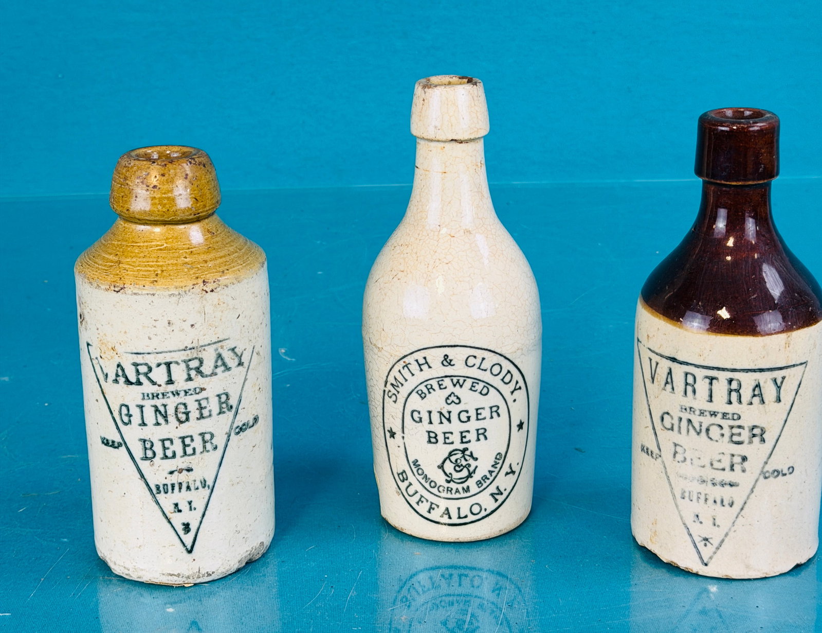 Lot 3 Buffalo NY Marked Ginger Beer Bottles (1 of 7)