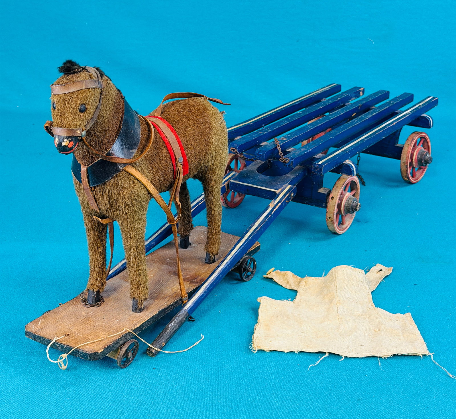 Antique Horse Drawn Wagon Toy (1 of 7)