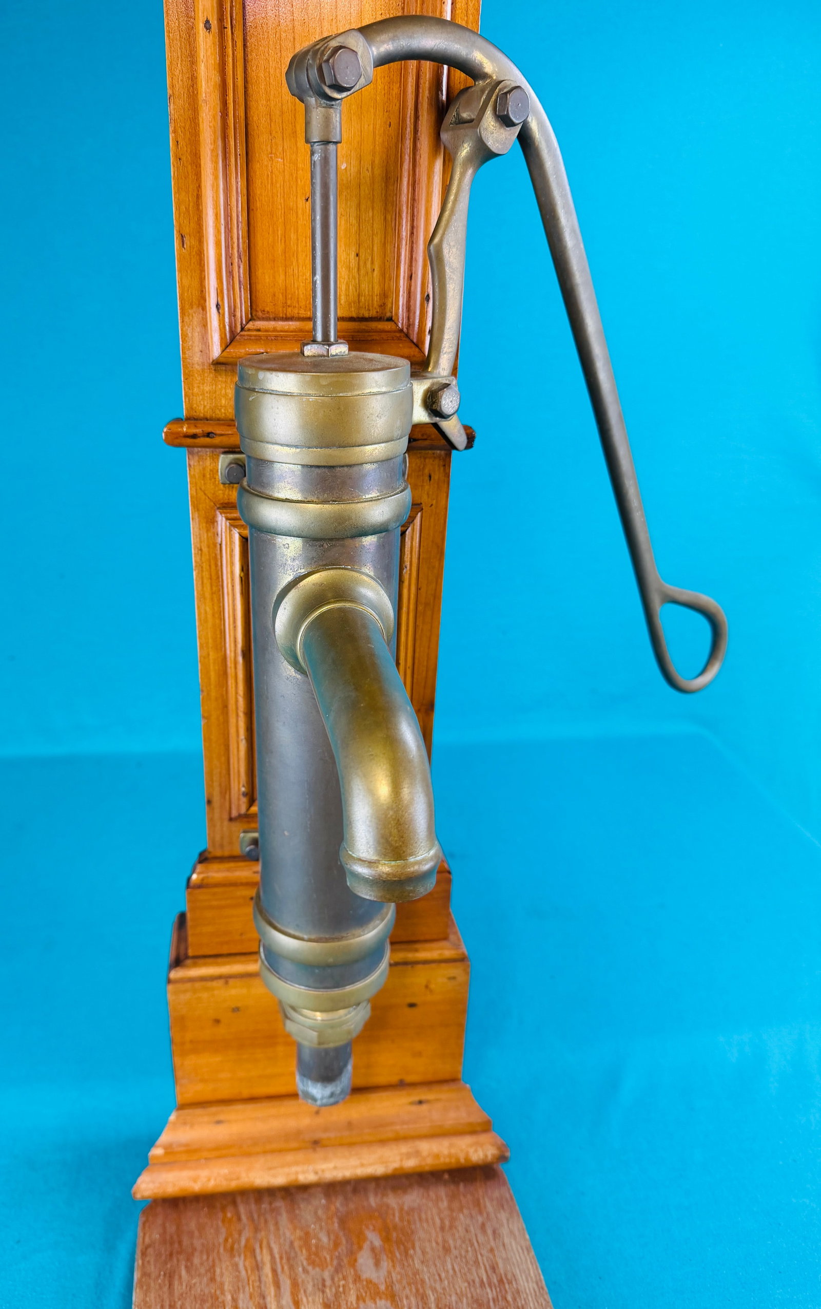 Antique Solid Brass Water Pump - 2