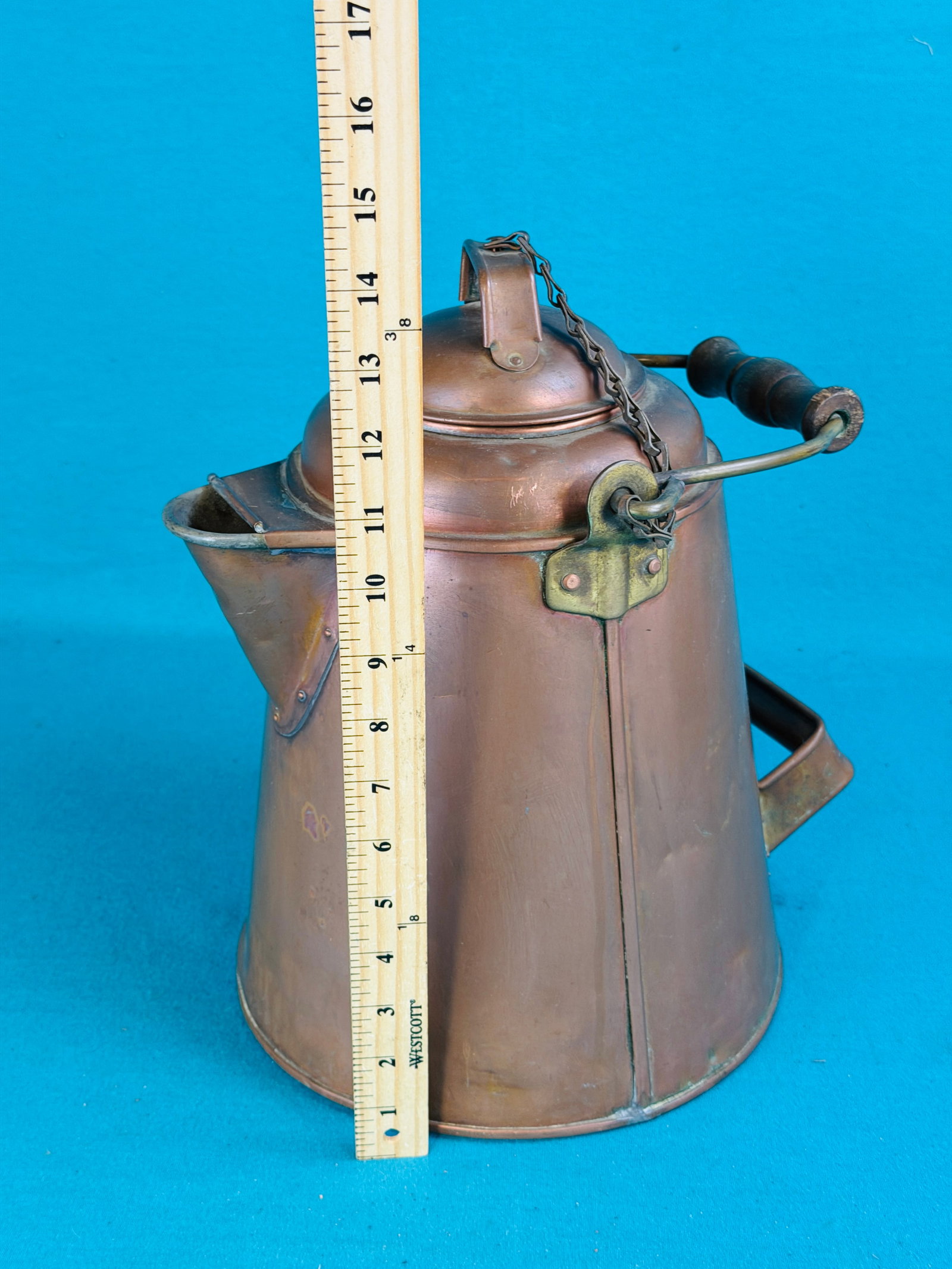 Antique Copper Coffee Boiler - 6