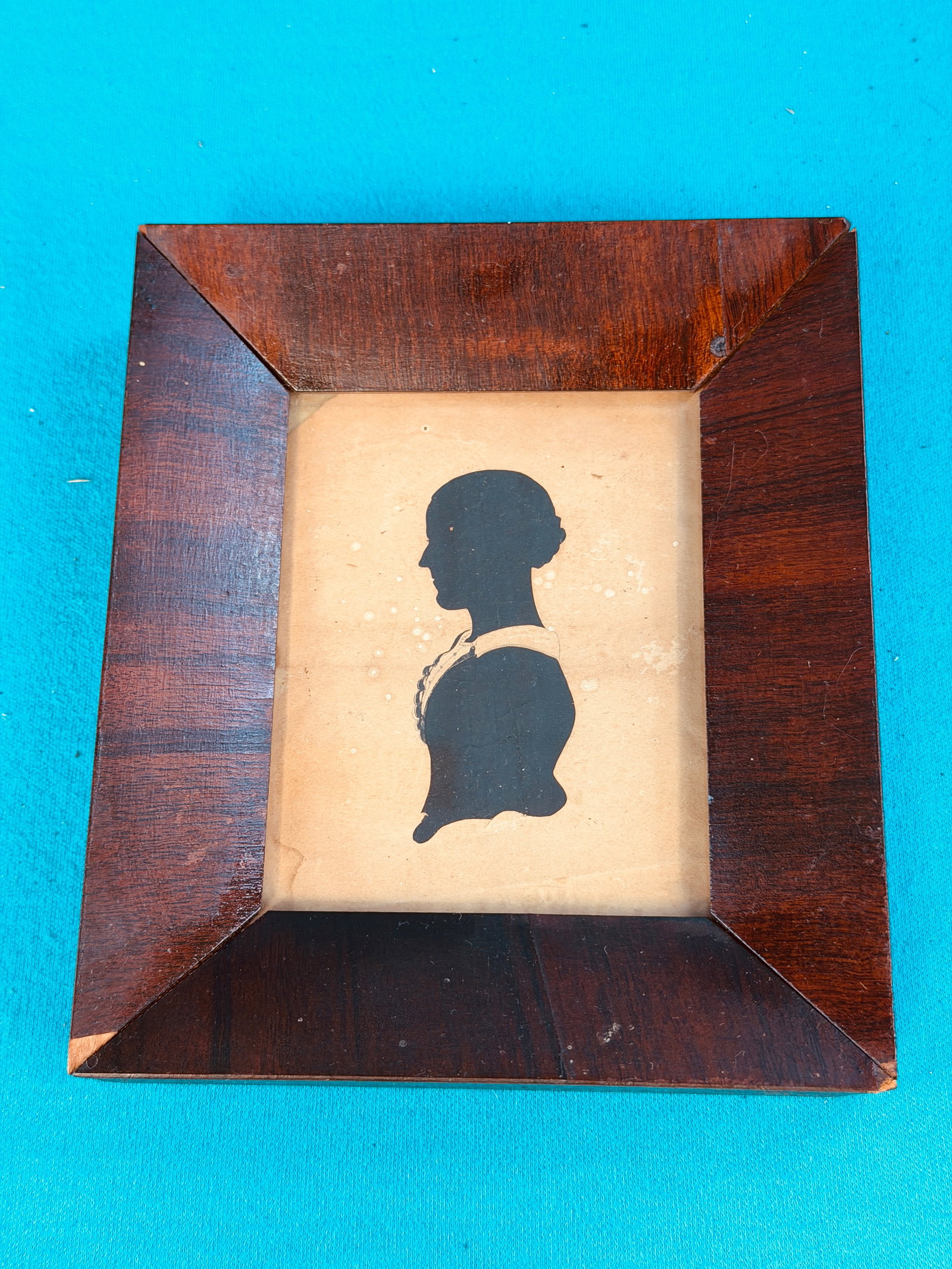 1820-1840's Framed Hollow Cut Silhouette (1 of 3)