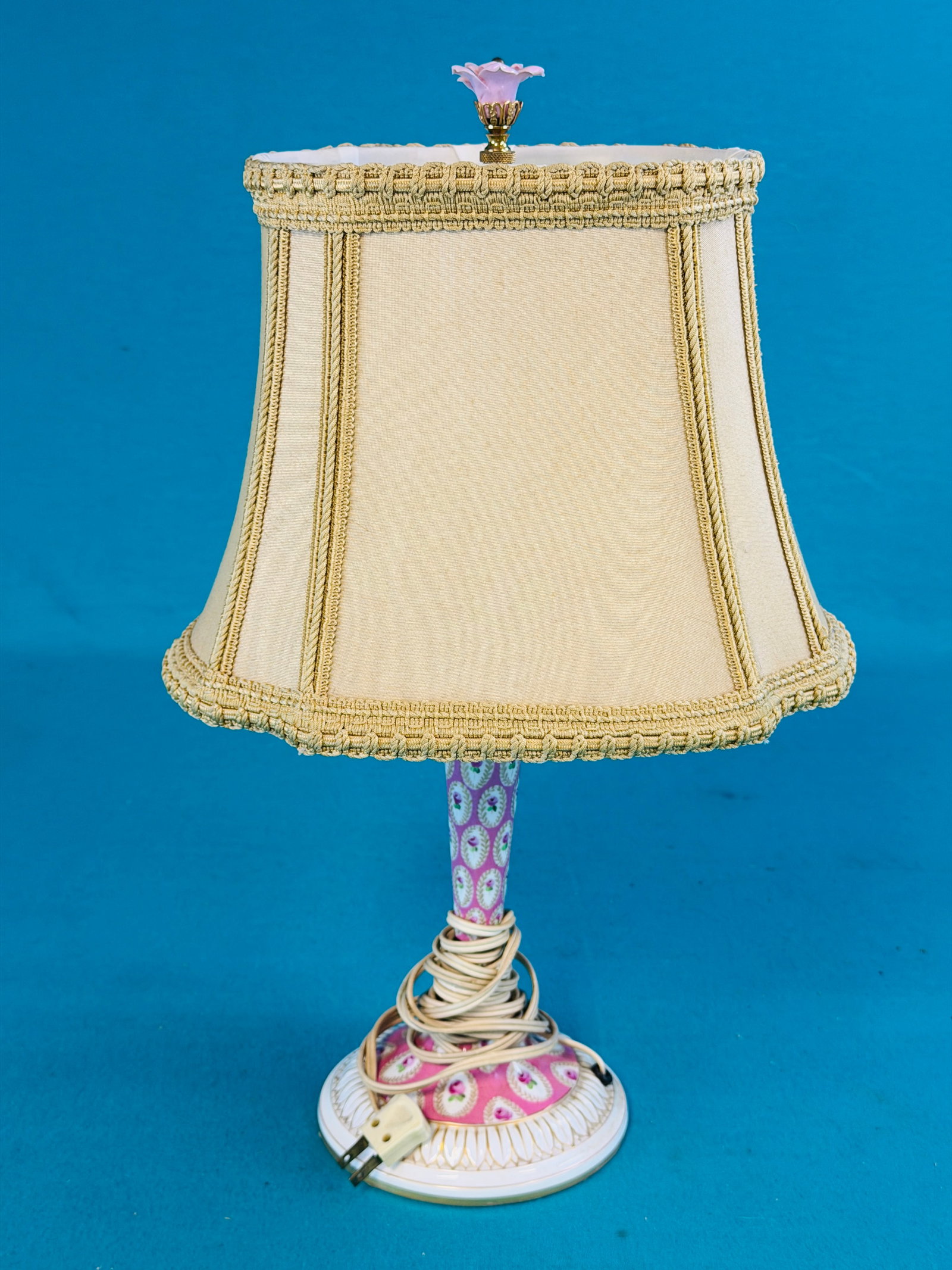 Fine Porcelain (Limoges?) Table Lamp (1 of 6)