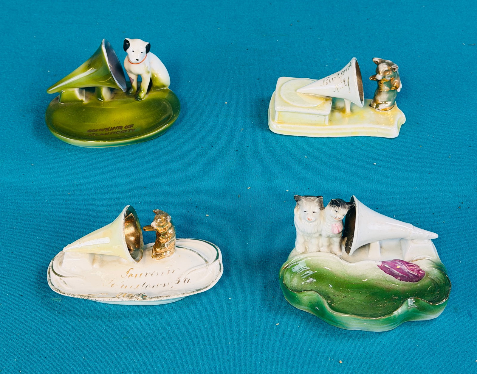 Lot 4 Early 20th C German Porcelain Souvenirs (1 of 5)