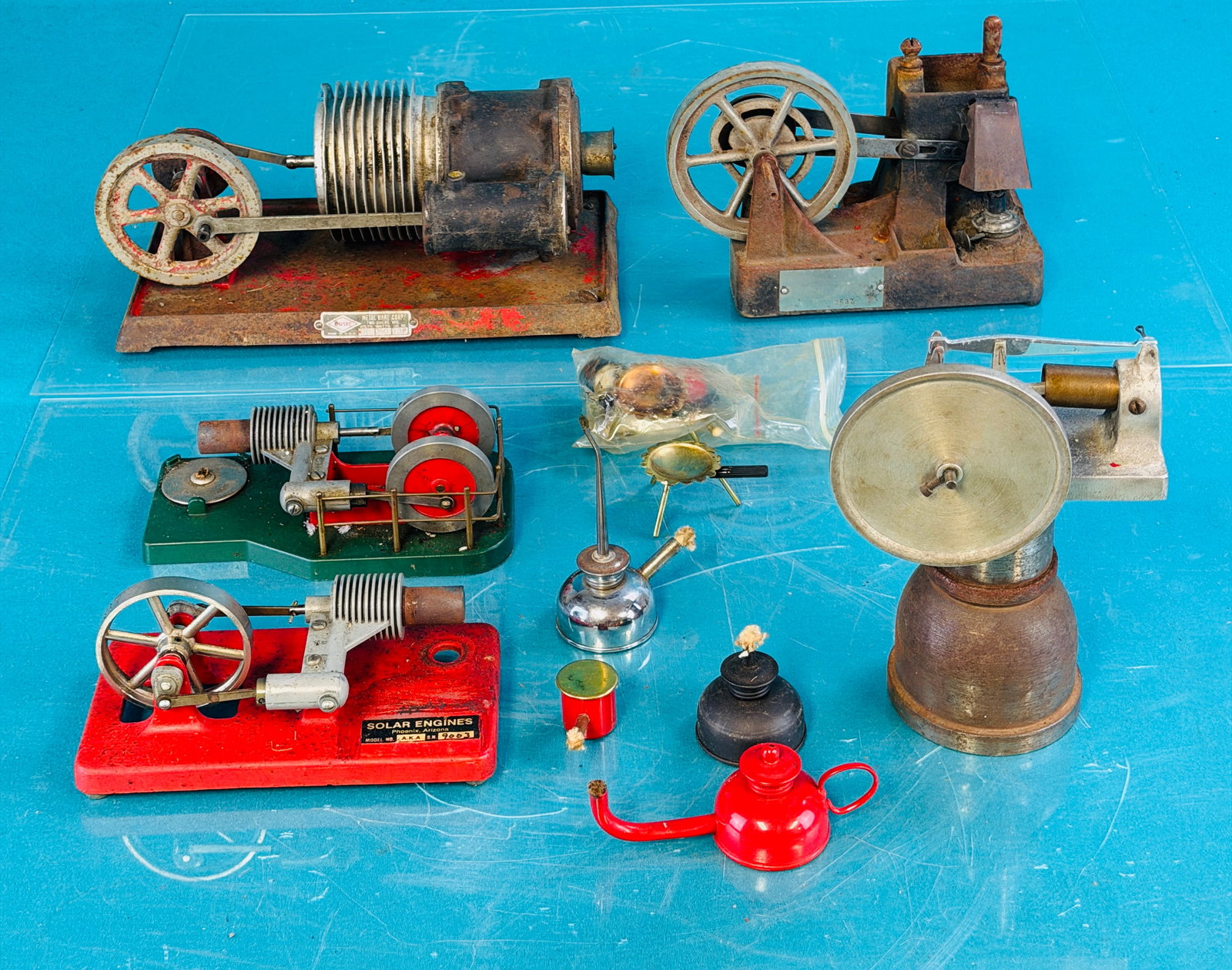 Lot Vintage Miniature Model Hot Air Engines (1 of 12)