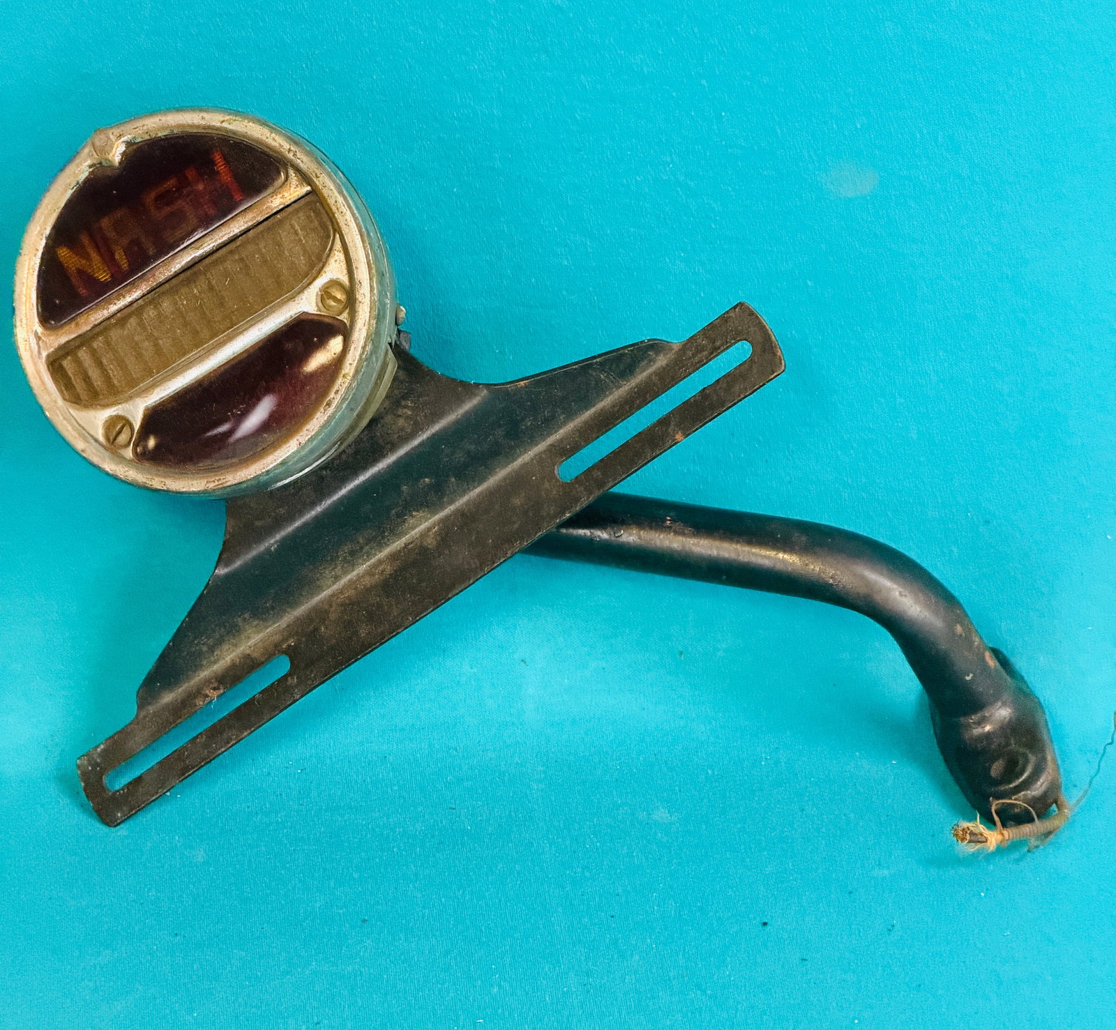 Antique NASH Tail Light w Mounting Bracket Etc (1 of 4)