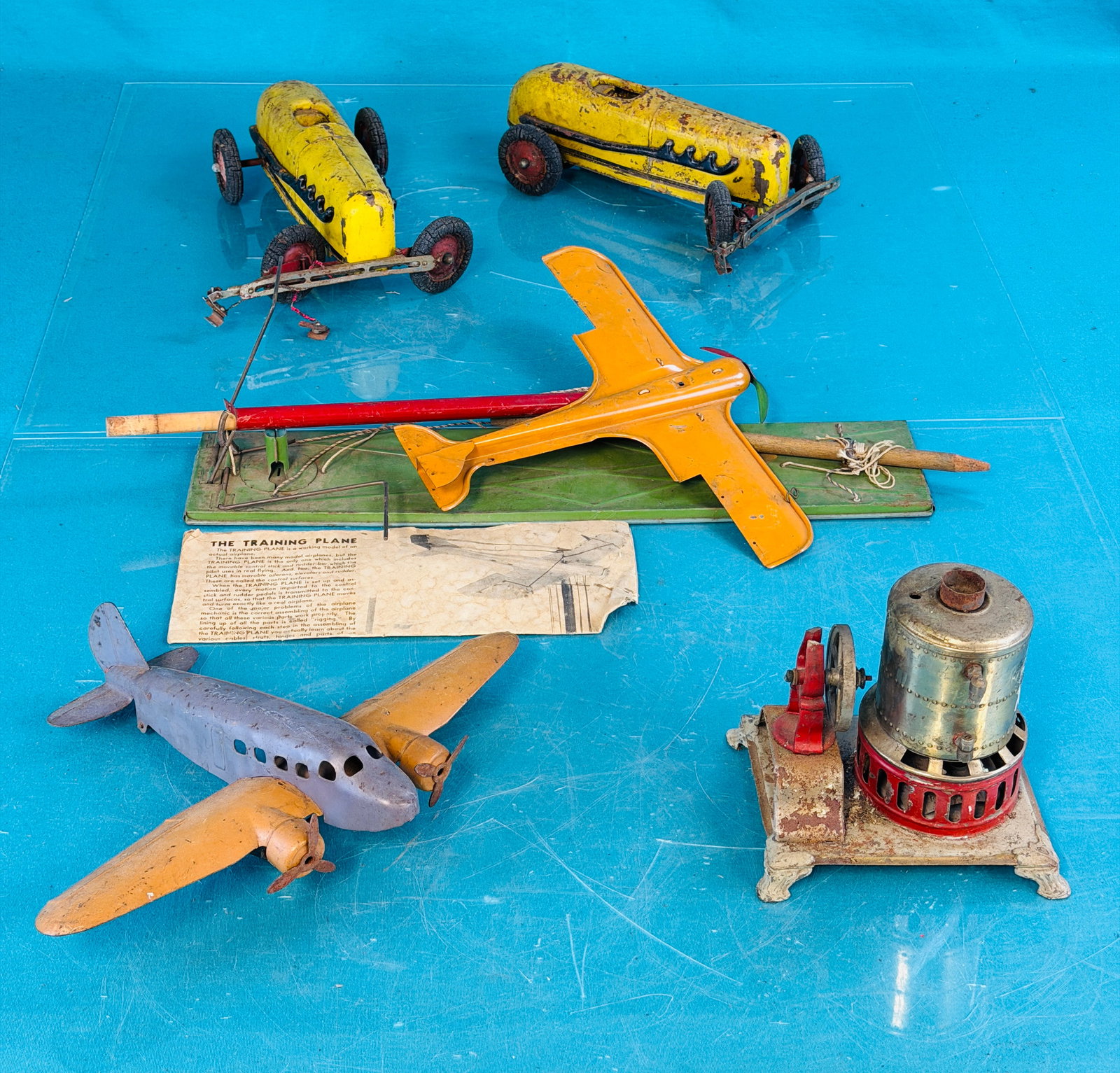 Lot Early Toys Including 2 Kokomo Electric Racers (1 of 8)