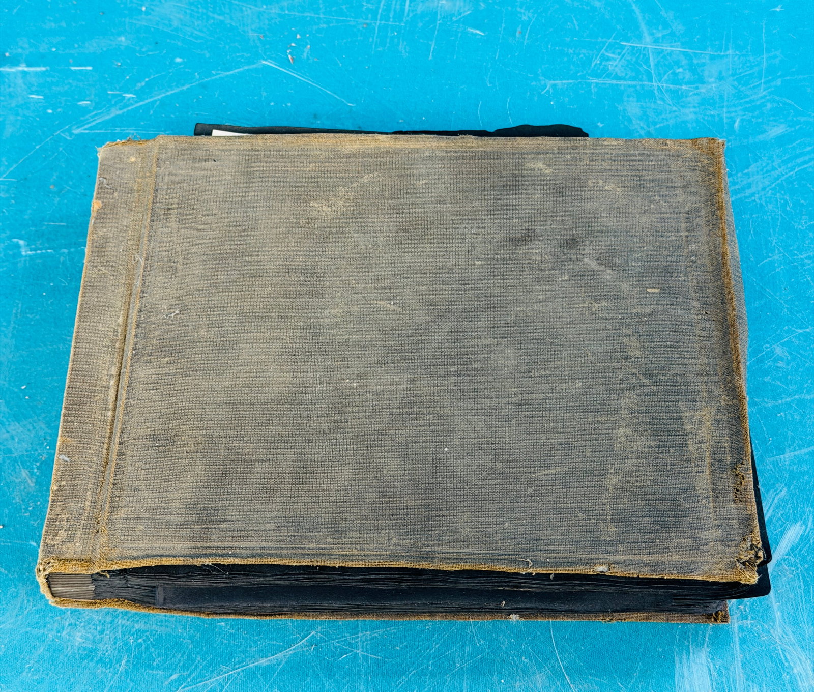 1914-1918 Photo Album w 1915 Harley Davidson: Circa 1915-1918 snapshot photo album with has a great photo of a 1915 Harley Davidson motorcycle, football game images and images of World War One soldiers etc. Many images have date and hand annotati