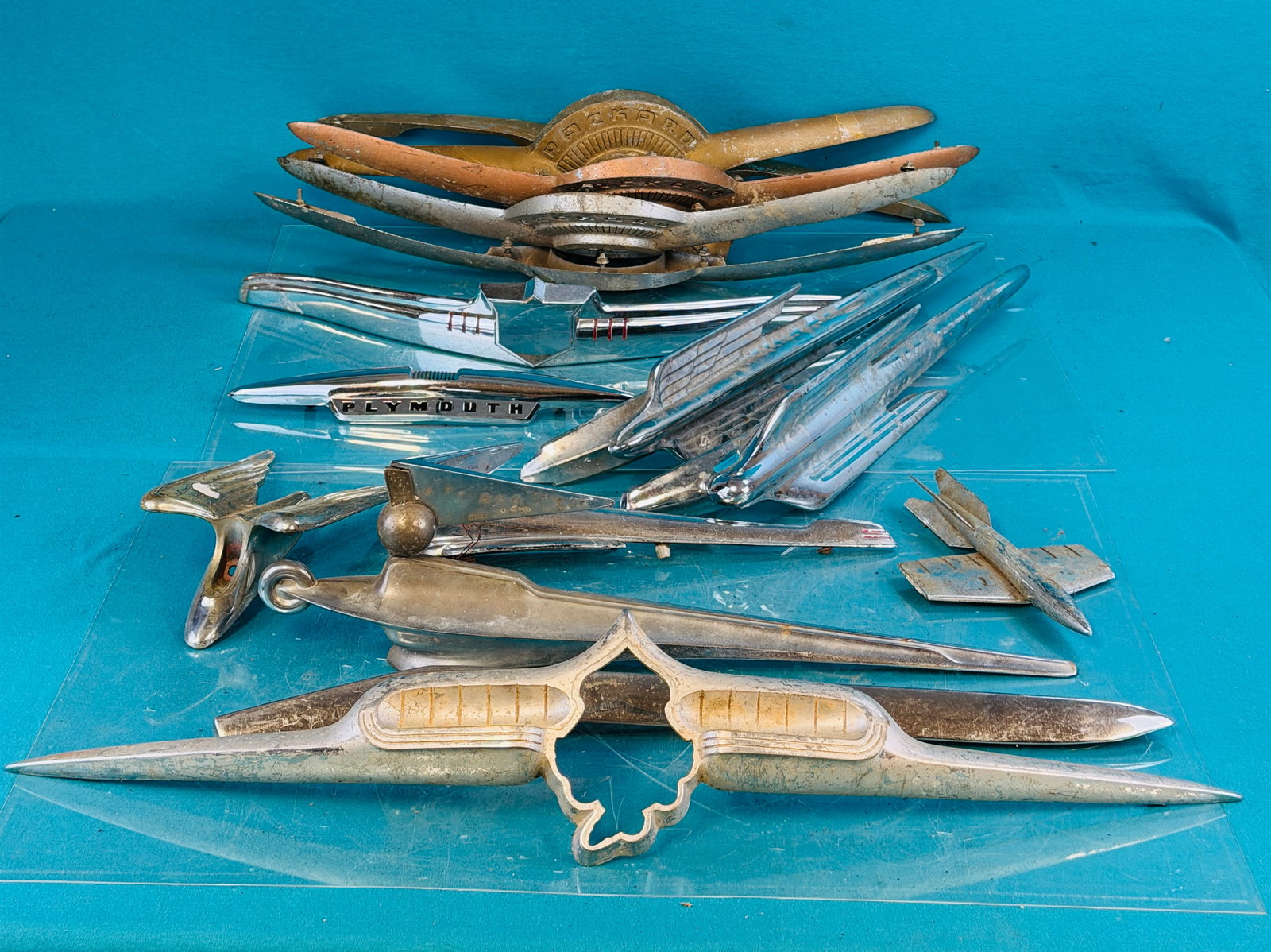 Lot Vintage Hood & Trunk Ornaments Packard (1 of 10)