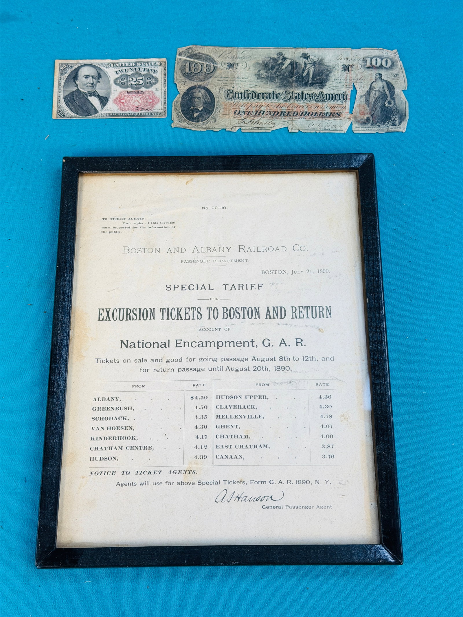 Lot Ephemera Including Confederate Currency (1 of 8)