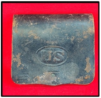 E. A Crossman & Co Union Civil War Cartridge Box (1 of 7)