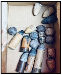 Lot Civil War Era Bullets & Cartridges (1 of 2)