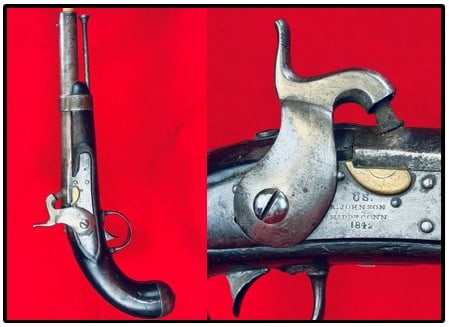 U.S. Model 1836 R Johnson Cavalry Pistol (1 of 10)