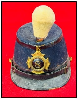 Antique Massachusetts Volunteer Militia 8th Corps Dress Hat (1 of 7)