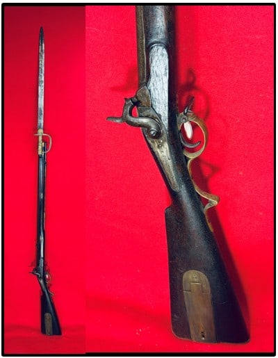 Brunswick P-1837 2 Groove Infantry Musket w Bayonet (1 of 14)